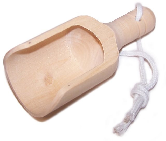 Mini Wooden Scoop Set - 6pc Kitchen Utensil Baking Tool Set