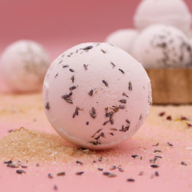 Himalayan Salt Relaxation Bath Bomb - Natural Detoxifying Home Spa Treatment