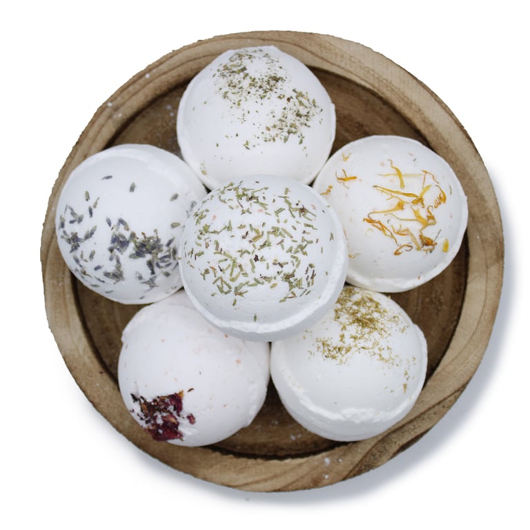 Himalayan Salt Detox Bath Bomb - Natural Relaxation and Magnesium Rich Home Spa Treatment