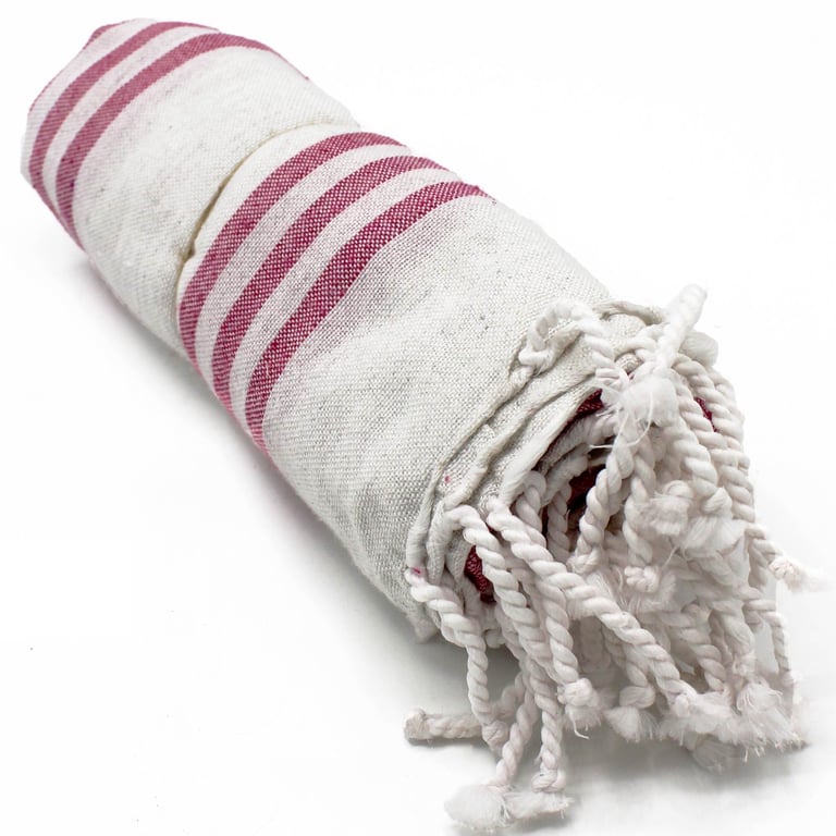 Luxury Hamman Spa Towel - 90x170cm Sunset Pink Bathing Set