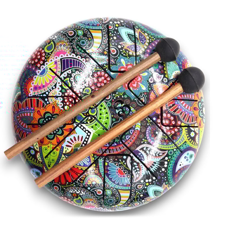 18cm Multi-Coloured OM Drum (Hapi)