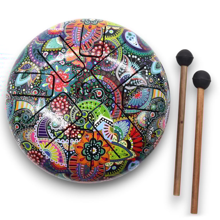 18cm Multi-Coloured OM Drum (Hapi)