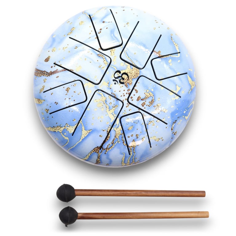 18cm Blue Sky OM Hapi Drum - Portable Handmade Didgeridoo