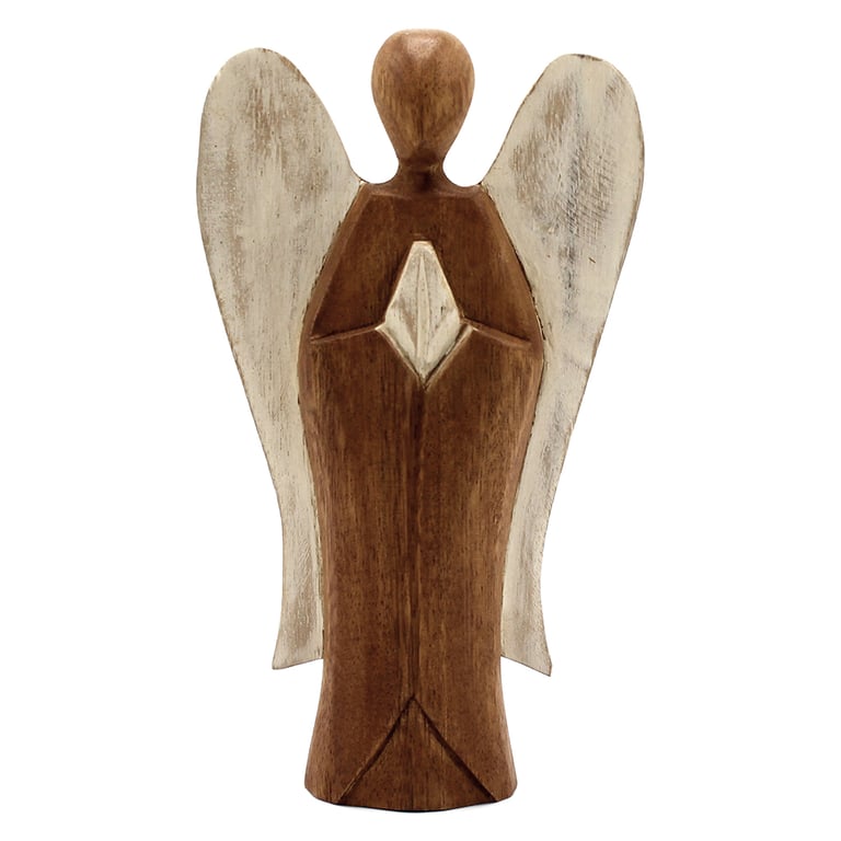 20cm Angel Statue - Peaceful Hati-Hati Design - New by Brand Name