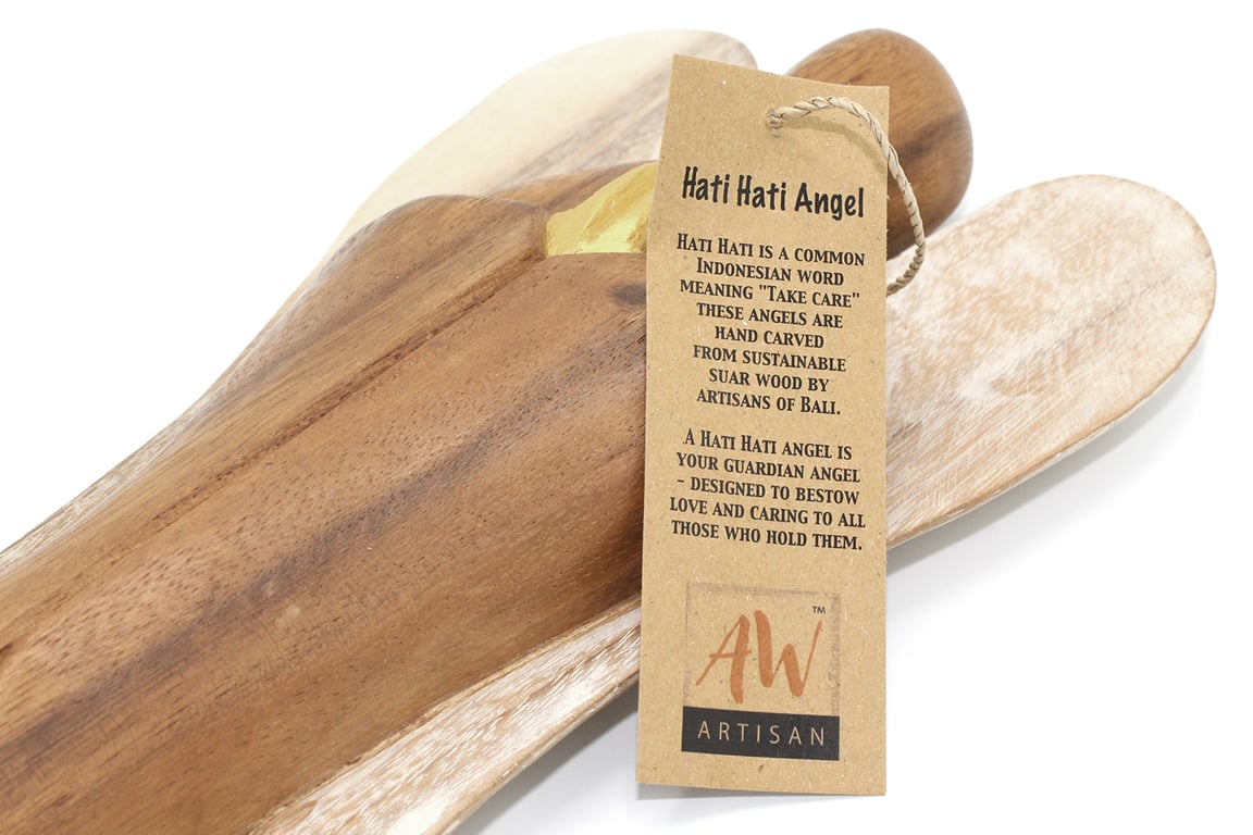 20cm Hati-Hati Angel Friendship Sculpture - New Design