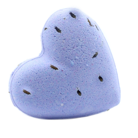 French Lavender Love Heart Bath Bomb - 70g Relaxing Gift Idea