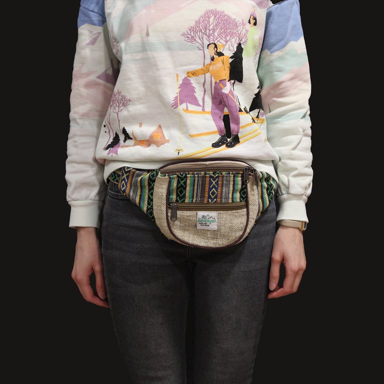 Hemp & Cotton Assorted Bum Bag - Durable & Sustainable by Your Brand