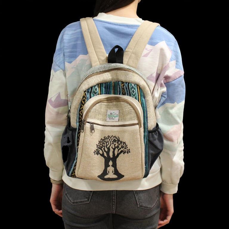 Small Backpack - Bohdi Tree Design - Durable & Stylish Portability