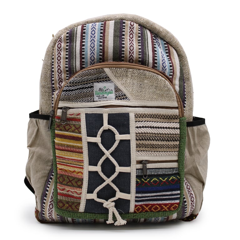 Large Rope & Pockets Backpack - Durable Carrying Solution by Brand/Model
