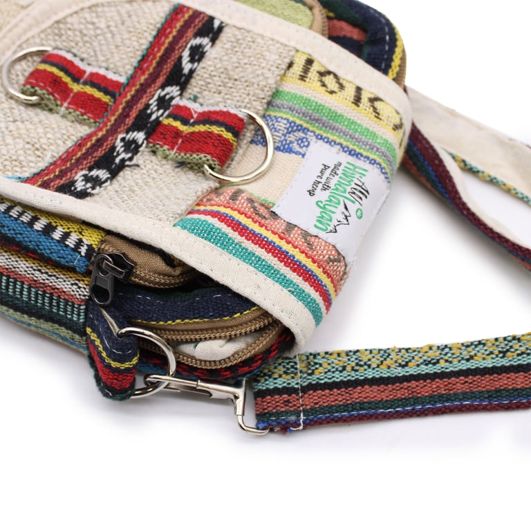 Hemp & Jhari Travel Bag - Natural Material, Portable Storage