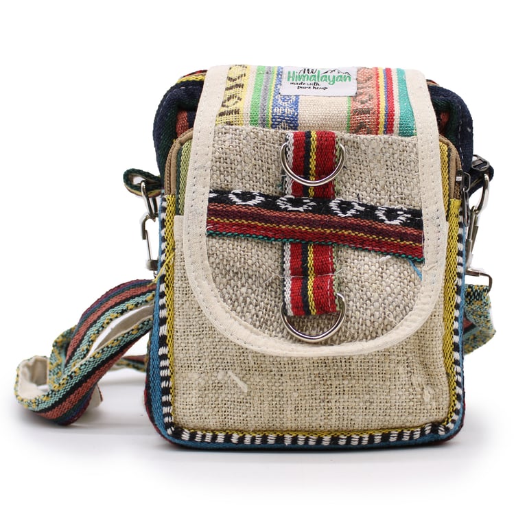 Hemp & Jhari Travel Bag - Natural Material, Portable Storage