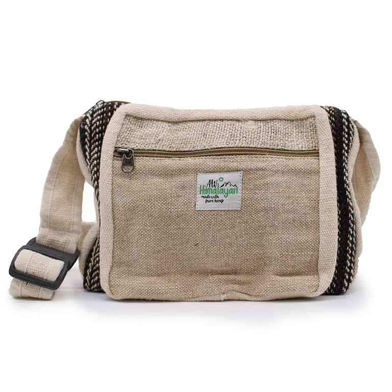 Hemp & Cotton Messenger Bag - Durable & Sustainable Style