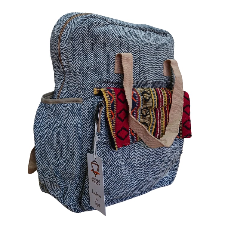 Hemp Backpack - Durable, Waterproof, Annapurna Model