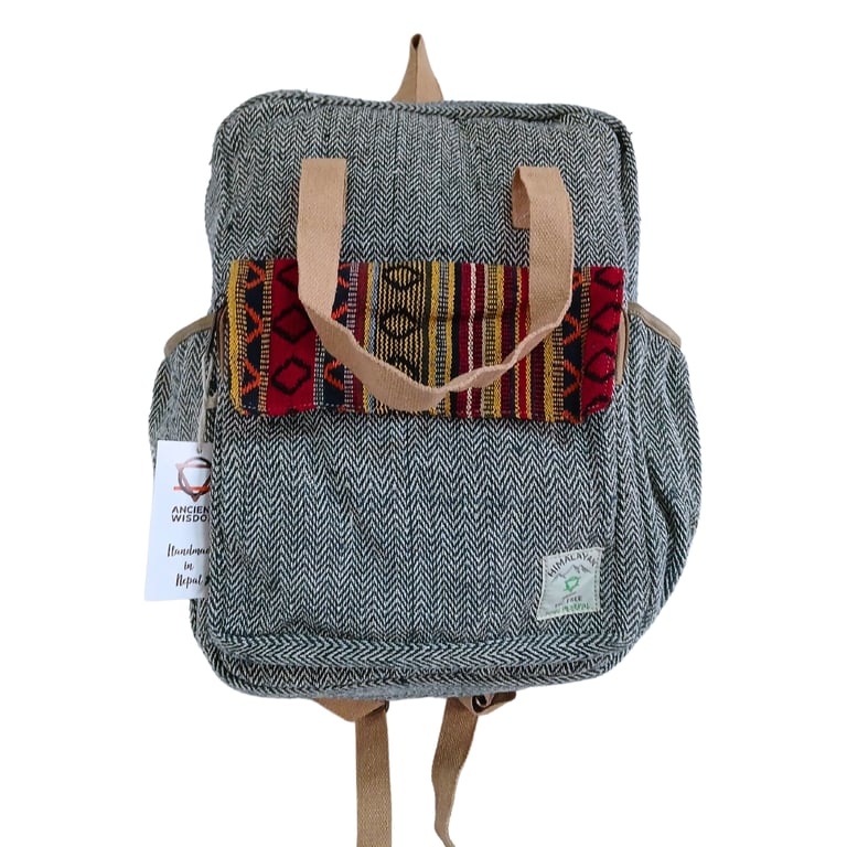Hemp Backpack - Durable, Waterproof, Annapurna Model