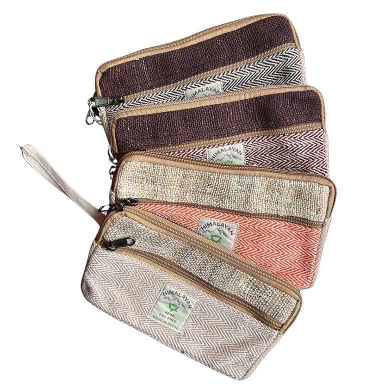 Hemp Zip Pouch - Phone Case & Tobacco Storage Bag