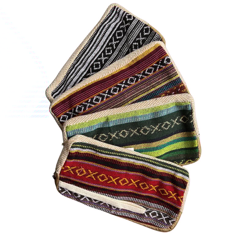 Hemp Zip Pouch - Phone Case & Tobacco Storage Bag