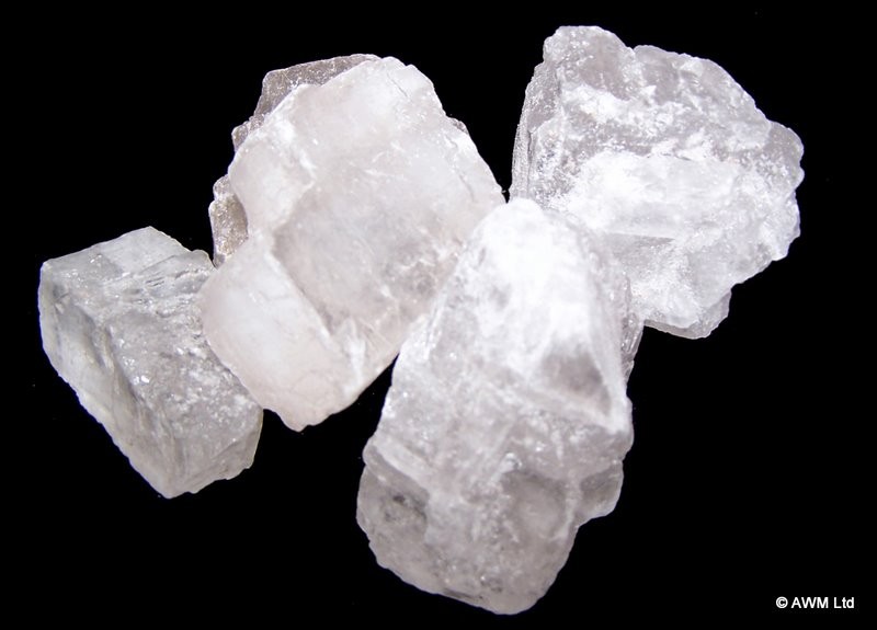 White Himalayan Crystal Salt Chunks - Natural Mineral Decorative Salt for Home and Kitchen