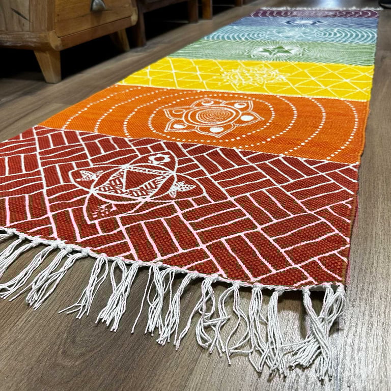 60x200cm Yoga Mat (7 Chakras) - Premium Yoga Rug