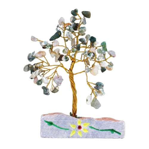 Tree Agate 80 Stone Crystal Healing Meditation Stone Natural Agate Chakra Balancer