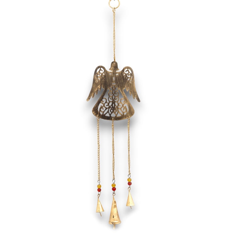 Indian Chimes Angel 3 Bells - Harmonious Outdoor Wind Chimes for Garden Decoration