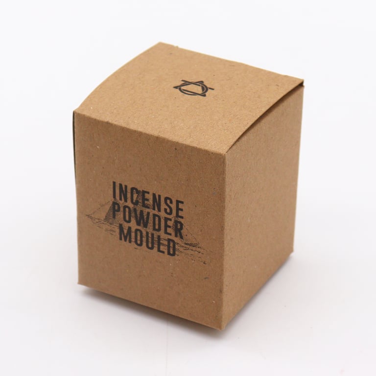 Black Incense Powder Mould Set - Natural Fragrance Making Supplies for Home Scented Products