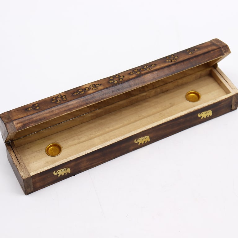 Natural Mango Wood Smoke Boxes - Premium Wooden Smoking Accessories Set for Home Use