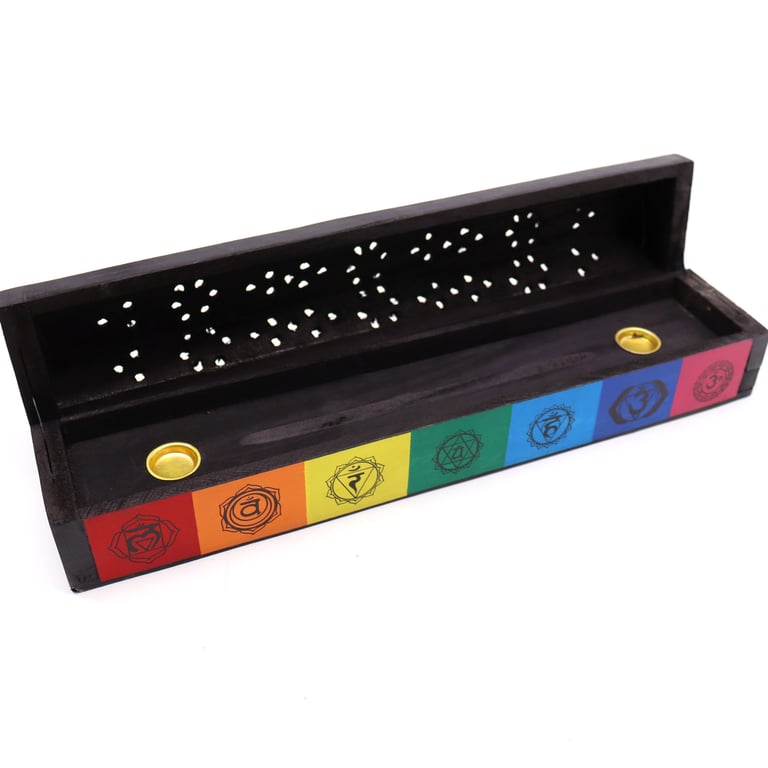7 Chakra Colour Smoke Box - Energy Healing Meditation Tool