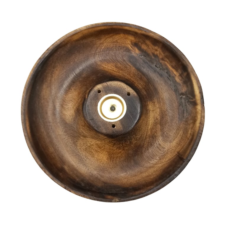 Incense Stick & Cone Burner Disc - Plain Metal Holder for Sticks and Cones