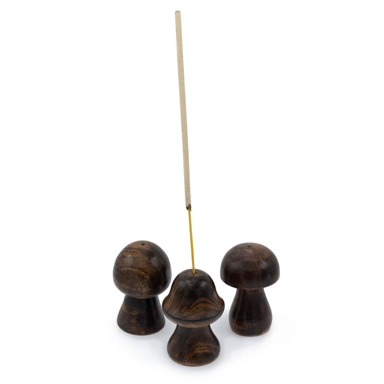 Mini Incense Mushrooms Set - Home Fragrance Decorations with Scented Plant-Like Design