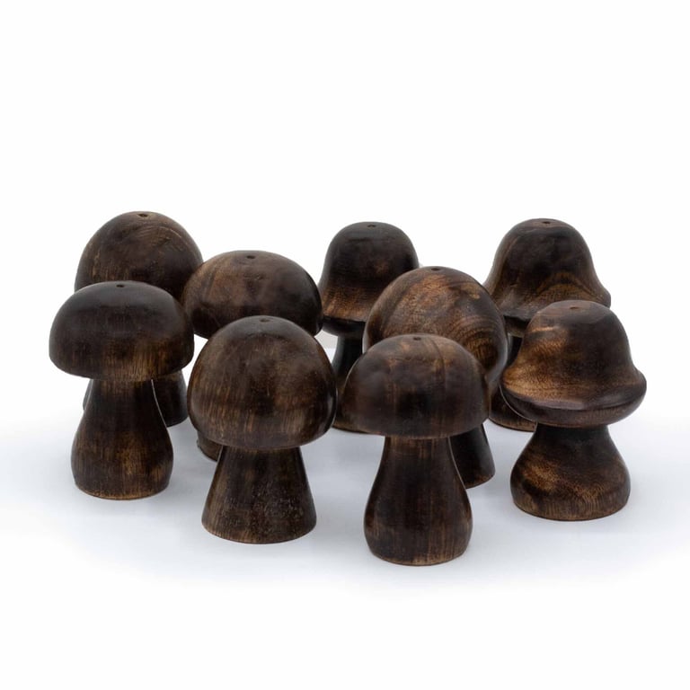 Mini Incense Mushrooms Set - Home Fragrance Decorations with Scented Plant-Like Design