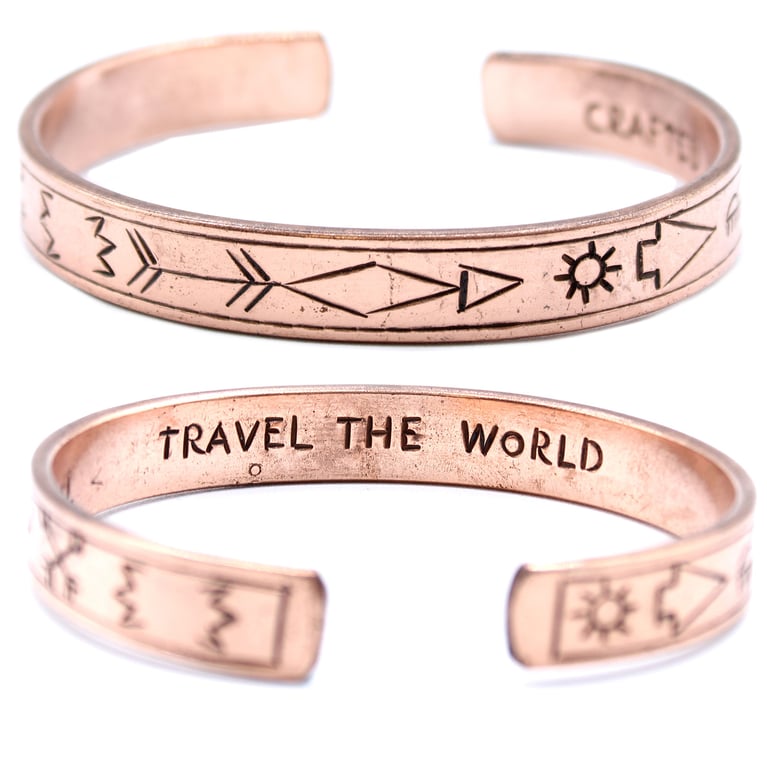 Copper Sunrise Inspiration Galaxy Stars Earth Fashion Bracelet