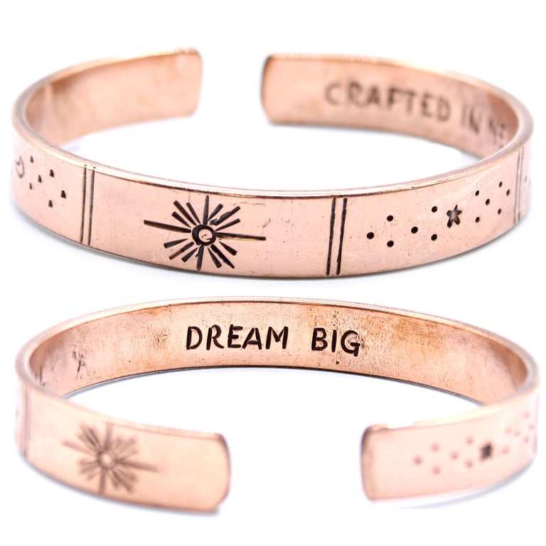 Copper Sunrise Inspiration Galaxy Stars Earth Fashion Bracelet