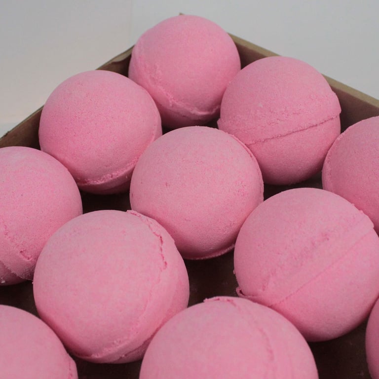 Relaxing Very Berry Bath Bomb - Fruity Scented Home Spa Treat