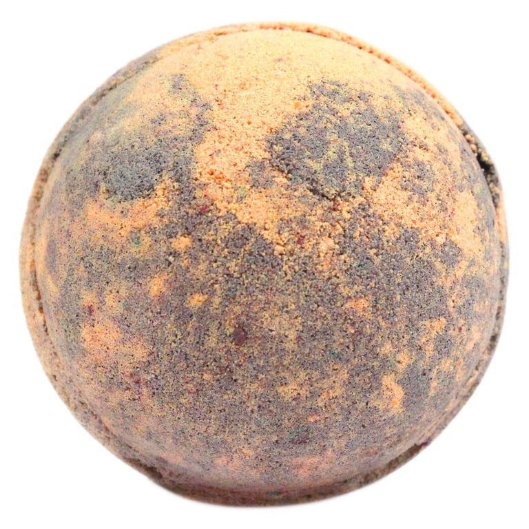 Chocolate and Orange Scented Bath Bomb - Relaxing Fragrant Bubbles for Soothing Baths