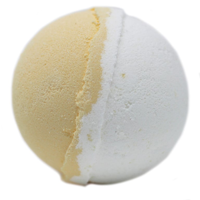 Lemon Meringue Pie Scented Bath Bomb - Soothing Lemon Fragrance in a Fizzy Bubble Experience