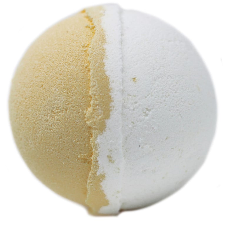 Lemon Meringue Pie Scented Bath Bomb - Soothing Lemon Fragrance in a Fizzy Bubble Experience