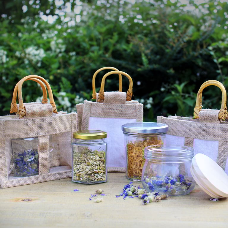 100 Natural Reusable Eco-Friendly Gift Bag for Home & Garden - Sustainable Wrapping