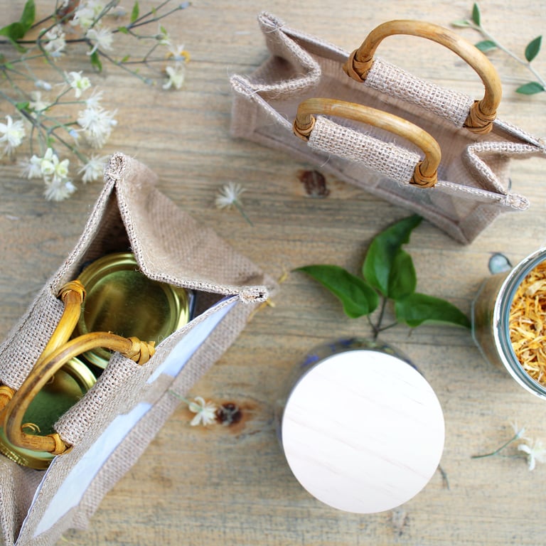 100 Natural Reusable Eco-Friendly Gift Bag for Home & Garden - Sustainable Wrapping