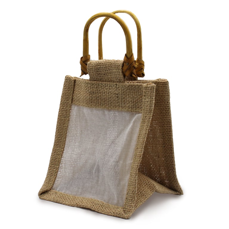 100 Natural Reusable Eco-Friendly Gift Bag for Home & Garden - Sustainable Wrapping