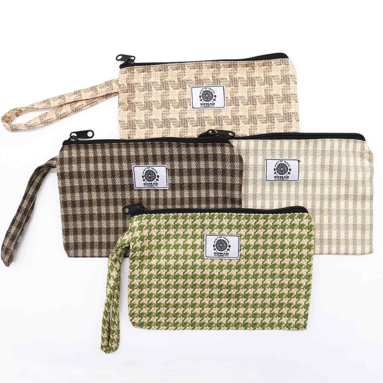 Soft & Natural Handy Gift Pouches - Assorted Materials, 20x13cm, Perfect Home Organization and Gift Wrapping Solution