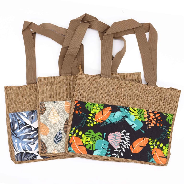 Reusable Shopping Bag (Assorted Tropical Designs) - 40x30x9cm Size