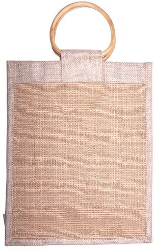 Fibre Jute & Cane Handle - Triple Weave Handcrafted Basket