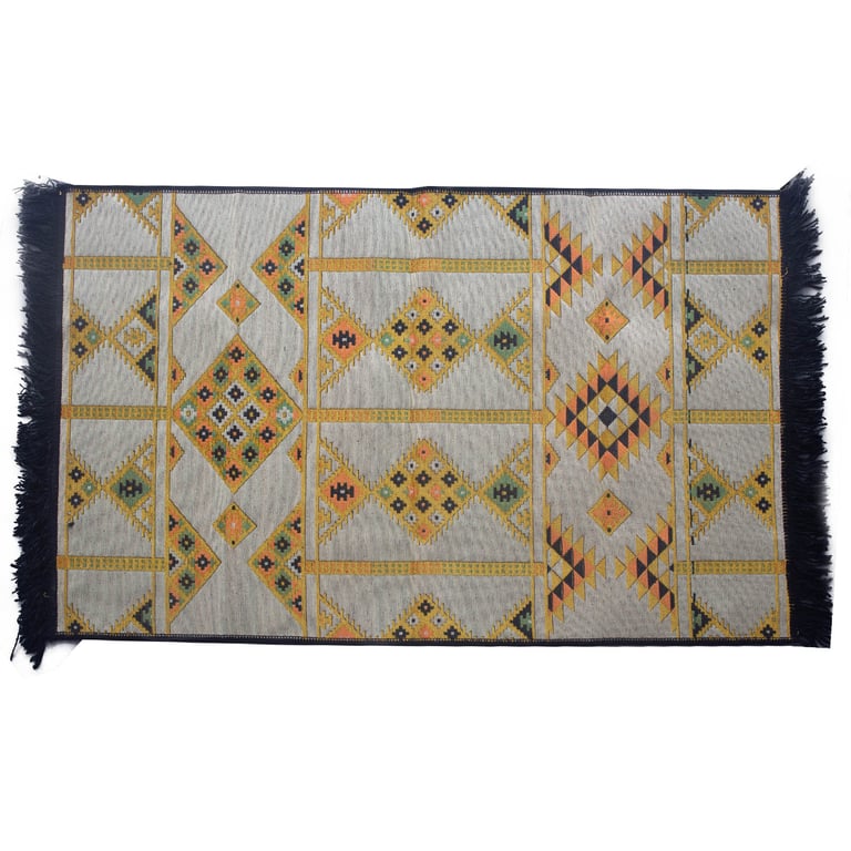 125x80 cm Yellow Kilim Rug - High Quality Handmade
