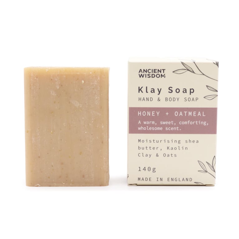 Honey Oatmeal Natural Skincare Soap - Gentle and Nourishing