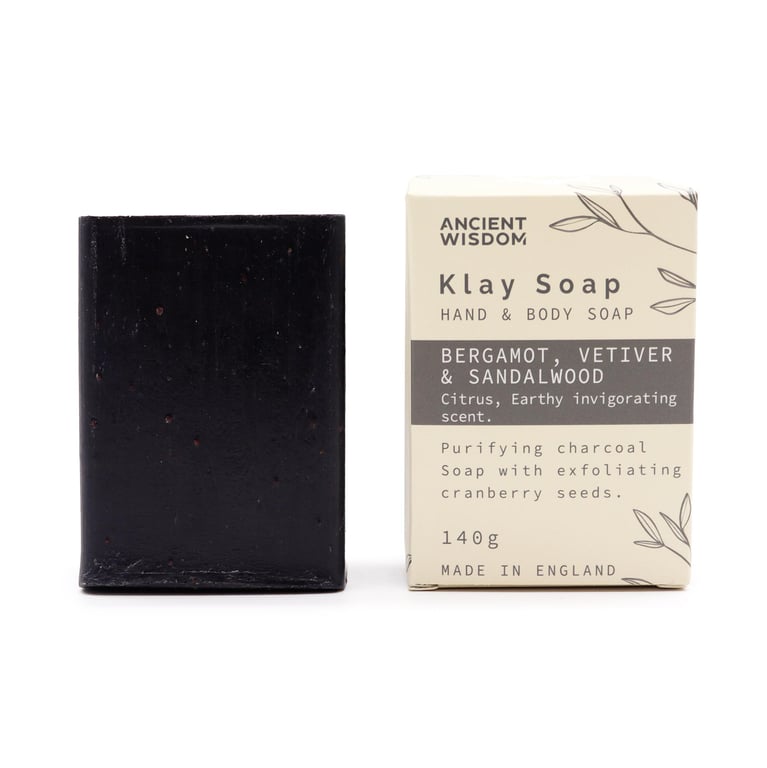 Bergamot & Sandalwood Handmade Luxury Soap by Klay Soap - Natural Scented Gift