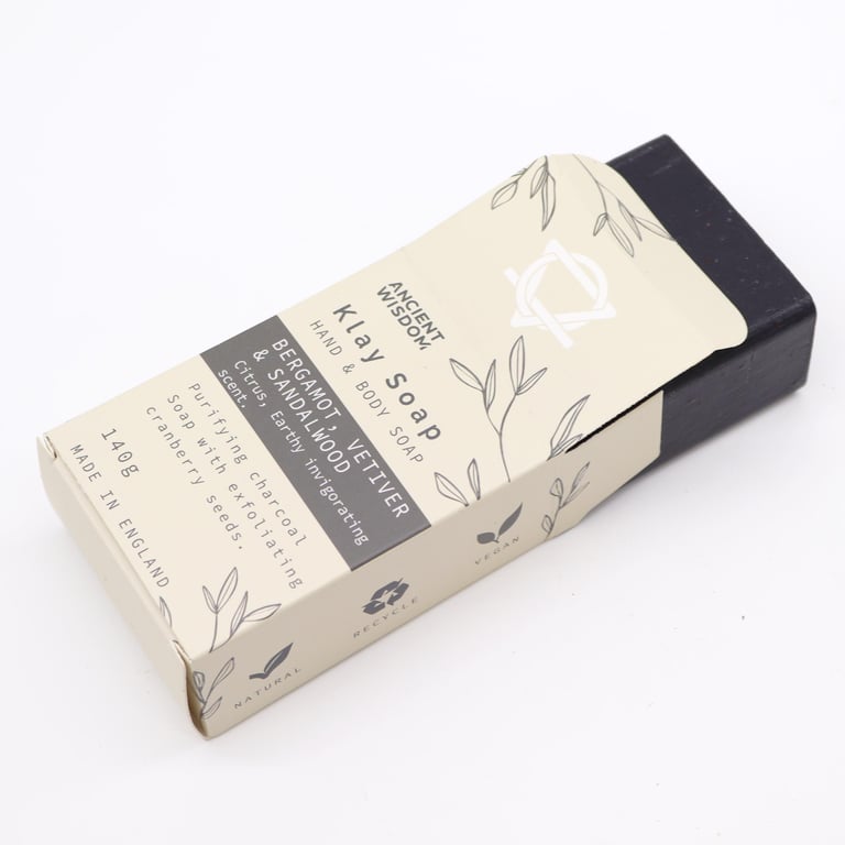 Bergamot & Sandalwood Handmade Luxury Soap by Klay Soap - Natural Scented Gift
