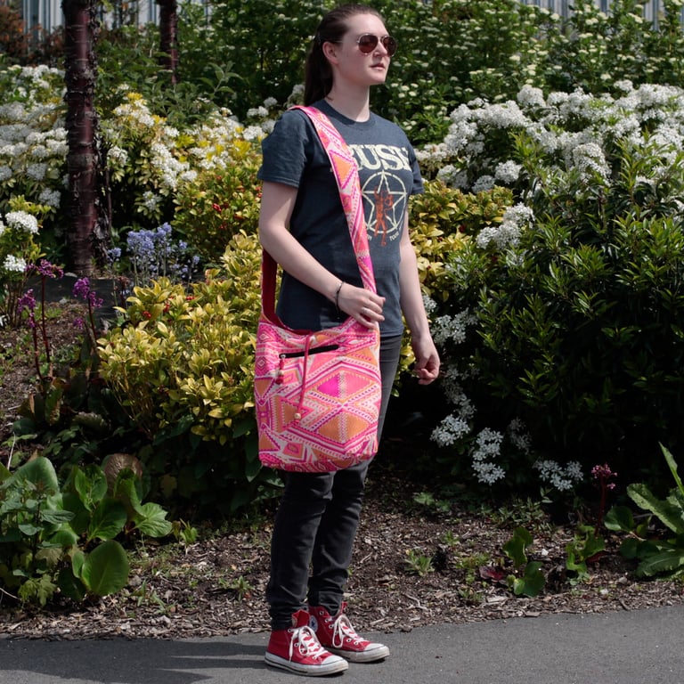 Large Tote Bag - Spacious & Durable, Kathmandu Sunset