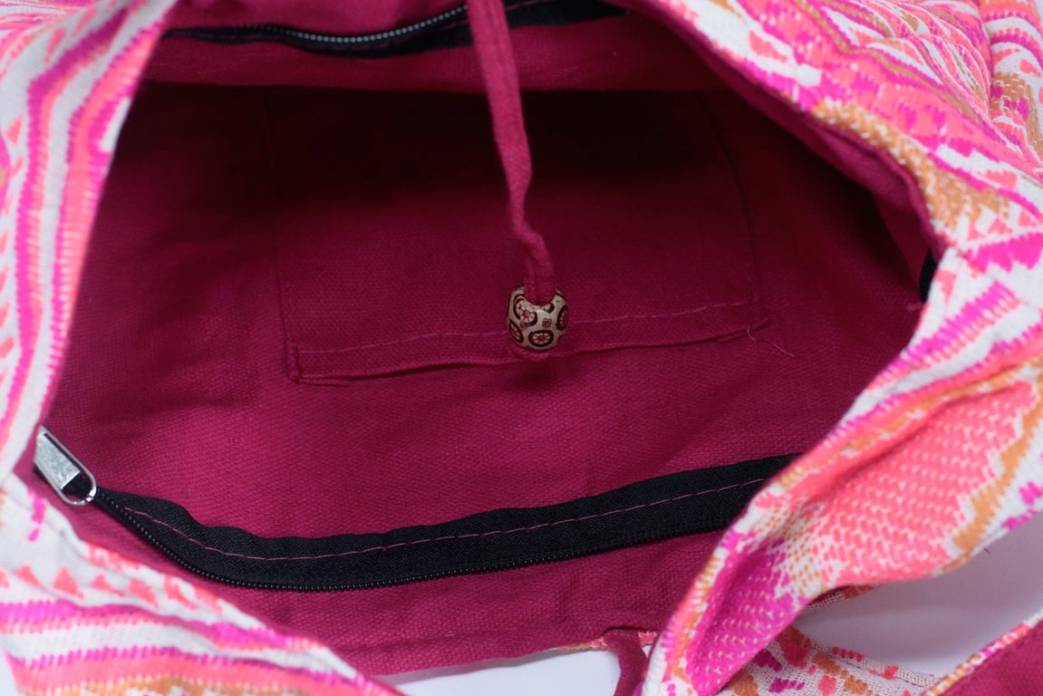 Large Tote Bag - Spacious & Durable, Kathmandu Sunset