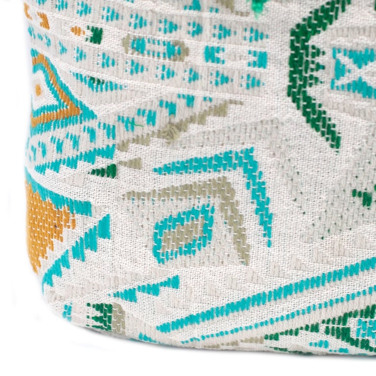 Large Canvas Tote - Spacious Interior - Kathmandu Midday