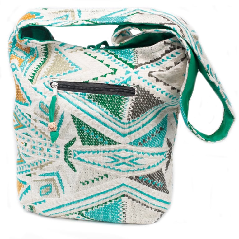 Large Canvas Tote - Spacious Interior - Kathmandu Midday